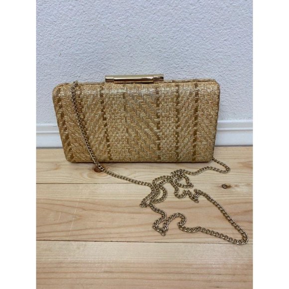 NORDSTROM Hard Shell Clutch Crossbody - Picture 1 of 8